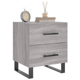 Bedside Cabinet Grey Sonoma 40x35x47.5 cm Engineered Wood 827368