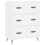Highboard White 69.5x34x180 cm Engineered Wood 3189349