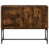 Sideboard Smoked Oak 100x40x79.5 cm Engineered Wood 831820