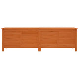 Garden Storage Box Brown 198.5x50x56.5 cm Solid Wood Fir 364763
