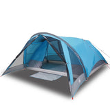 Family Tent Cabin 6-Person Blue Waterproof 94747