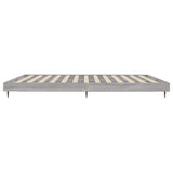 Bed Frame without Mattress Grey Sonoma 120x200 cm Engineered Wood 832259