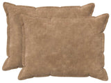 Cushion with Pillow HOUTEN 2 pcs Taupe Microfiber Fleece 936324