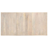 Dining Table 180x90x76 cm Solid Bleached Mango Wood 285964