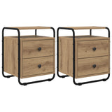 Bedside Cabinet 2 pcs Artisan Oak 40 x 36.5 x 50 cm 8007634