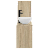 Bathroom Furniture Set 2 pcs Sonoma Oak 33 x 34.5 x 100 cm 3406135