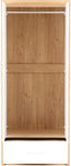 ZNTS Seville 2 Door 1 Drawer Wardrobe 100-101-070