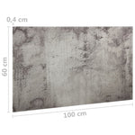Wall Mounted Magnetic Board Glass 100x60 cm 327473