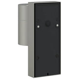 Outdoor Wall Lights 2 pcs Silver 6.5 x 10.5 x 16 cm 4005986