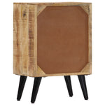 ZNTS Bedside Cabinet 40x30x60 cm Solid Mango Wood 282875