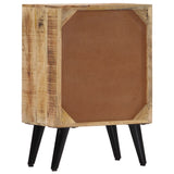 ZNTS Bedside Cabinet 40x30x60 cm Solid Mango Wood 282875