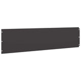 Lawn Edgings 10 pcs Black 25x103 cm Cold-rolled Steel 860166