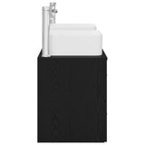 Bathroom Cabinet Set 3 pcs Black Oak 49.5 x 41 x 63 cm 3405820