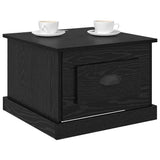 Coffee Table Black Oak 50 x 50 x 35 cm Engineered Wood 881372