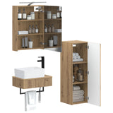 Bathroom Cabinet Set 4 pcs Artisan Oak 50 x 14.5 x 70 cm 3407390
