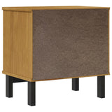 Bedside Cabinet "FLAM" 49x35x50 cm Solid Wood Pine 357813