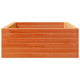 Garden Planter Wax Brown 110x60x23 cm Solid Wood Pine 847240