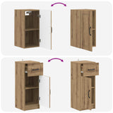 4 Piece Bathroom Cabinet Set UTRECHT Artisan Oak 3417980