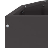 Planter Black 90 x 45 x 35 cm Steel 883689