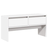 4 Piece Hallway Furniture Set White Engineered Wood 847919