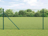 Welded Wire Fence 10 x 1.5 m PVC Green 42005046