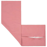 Cushion with Pillow HOUTEN 2 pcs Pink Faux Linen 934288