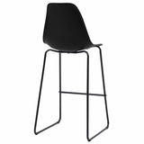 Bar Set Black and White MDF with PVC coating Medium Ergonomic 279761