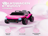 Volkswagen Licensed Kids Electric Car with Remote Control for Ages 3-6 Years, Pink T3398P378913
