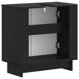 Bathroom Sink Cabinet EDE Black 59.5 x 31.5x 59 cm 895906
