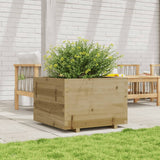 Garden Planter 70x70x49.5 cm Impregnated Wood Pine 847367