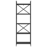 Bookshelf Black Oak 56 x 34 x 171 cm Engineered Wood 883862