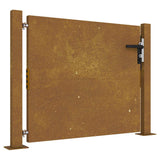 Garden Gate 100x100 cm Corten Steel 153263
