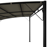 Garden Sunshade Awning 4x3x2.55 m Taupe 312255