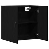 Wall Cabinet Black Oak 60x31x60 cm Engineered Wood 862113
