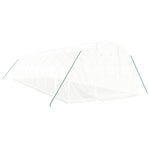 Greenhouse with Steel Frame White 30 m² 10x3x2 m 3188053