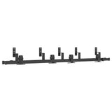 Sliding Door Hardware Kit 183 cm Steel Black 3295729