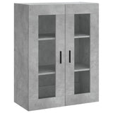 Highboard Concrete Grey 69,5x34x180 cm Engineered Wood 3198357
