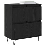 Sideboards 2 pcs Black oak 3394535