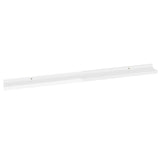Wall Shelves 4 pcs High Gloss White 100x9x3 cm 326656