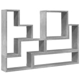 Wall Shelf Grey Sonoma 96x12x64 cm Engineered Wood 840805