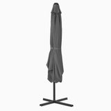 Garden Parasol with Steel Pole 250x250 cm Anthracite 44883