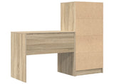 Desk with Drawer with Shelf with Storage 2 pcs Sonoma Oak 3337307