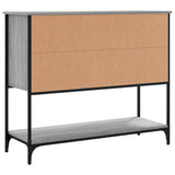 Sideboard Grey Sonoma 100x36x85 cm Engineered Wood 835557