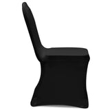 Chair Cover Stretch Black 12 pcs 279091