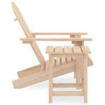 Garden Adirondack Chair with Table Solid Fir Wood 315922