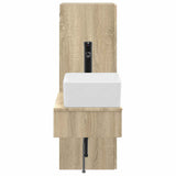 Bathroom Furniture Set 2 pcs Sonoma Oak 33 x 34.5 x 100 cm 3406105