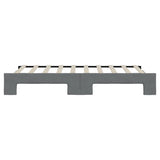 Daybed with Trundle without Mattress Dark Grey 90x190 cm Single 3197496