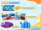 Kids Bouncy Castle House Inflatable Trampoline Slide Water Pool 3 in 1 with Blower for Kids Age 3-8 T3398P348066