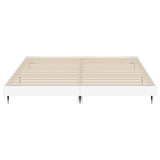 Bed Frame without Mattress White 120x200 cm Engineered Wood 832149