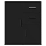 Sideboards 2 pcs Black 60x31x70 cm Engineered Wood 3276561